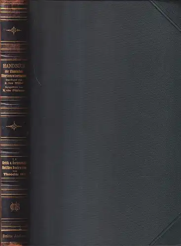 Buch: Kritik und Hermeneutik,  Abriss des antiken Buchwesens, Birt, 1913, Beck