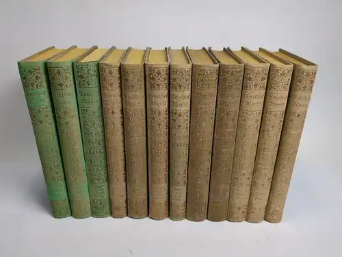 Buch: Goethes Werke, 12 Bände, Gutenberg-Verlag, Johann Wolfgang von Goethe
