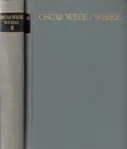 Buch: Werke in zwei Bänden, Wilde, Oscar. 2 Bände, Verlag Th. Knaur Nachf
