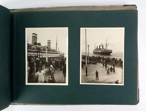 Fotoalbum: Einzigartiges Fotoalbum Familienurlaub im 20. Jahrhundert, Strand