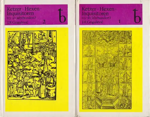Buch: Ketzer - Hexen - Inquisitoren, Grigulevic, J. R., 2 Bände, 1976