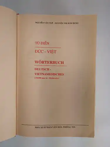 Bibilia + Wörterbuch: Bibel Kinh-Thanh, Deutsch-Vietnamesisches Wörterbuch, 2 Bd