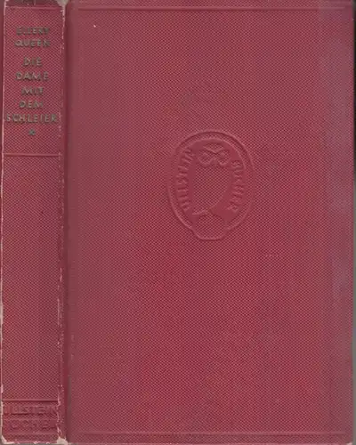 Buch: Die Dame mit dem Schleier, Queen, Ellery, 1937, Ullstein, gebraucht, gut