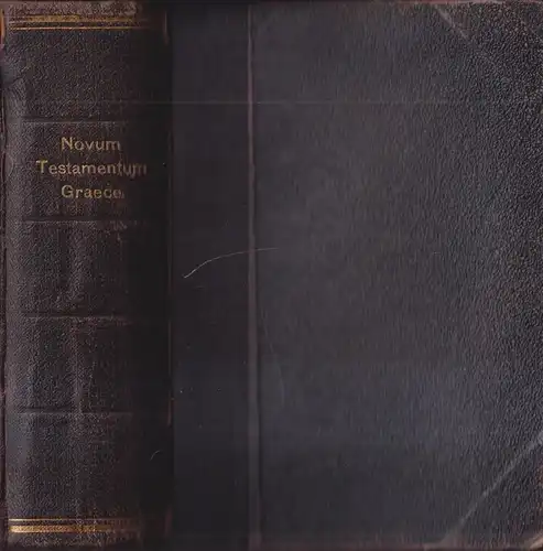 Buch: Novum Testamentum Graece, H Kainh Aiaohkh, 1900, Bernhard Tauchnitz