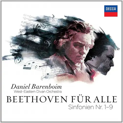 CD-Box: Daniel Barenboim, Beethoven für Alle. 2012, Sinfonien Nr. 1-9, 5 CDs