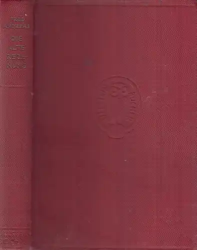 Buch: Die alte Rechnung. Andreas, Fred, 1933, Ullstein Verlag