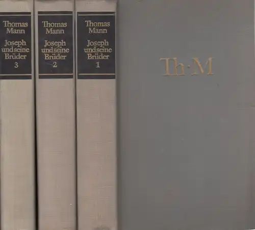 Buch: Joseph und seine Brüder, Mann, Thomas. 3 Bände, 1972, Aufbau-Verlag