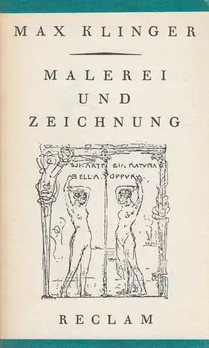 Buch: Malerei und Zeichnung, Klinger, Max. Reclams Universal-Bibliothek, 1985