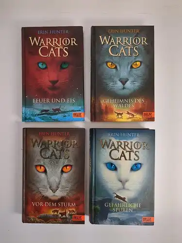 Buch: Warrior Cats 2-5. Hunter, Erin, 4 Bände, Beltz & Gelberg Verlag