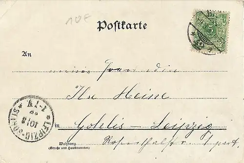 AK Kaiser Friedrich-Gedächtnis-Kirche. ca. 1899, Postkarte, gut