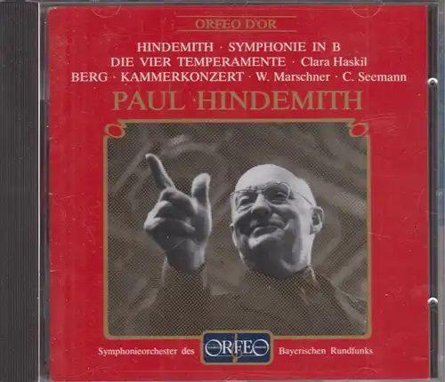 CD: Paul Hindemith. 2002, Symphonie in B, Die vier Temperamente, Kammerkonzert