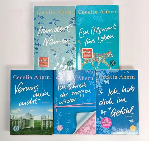 5 Bücher Cecelia Ahern, Fischer Taschenbuch, Vermiss mein nicht, Hundert Namen..