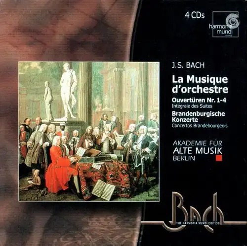 CD-Box: Johann Sebastian Bach, La Musique d orchestre. 1999, 4 CDs