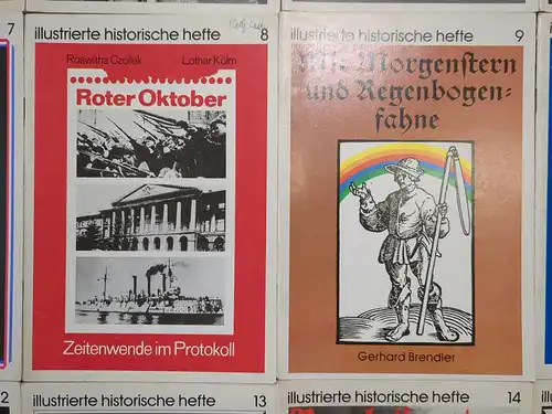 15 Hefte Illustrierte historische Hefte, Nr. 1-15, Dt. Verlag der Wissenschaften