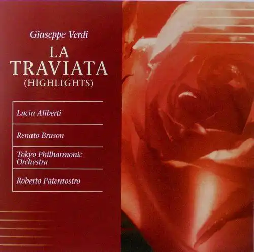 CD: Giuseppe Verdi, La Traviata. Highlights. 2002, Delta Music, gebraucht, gut