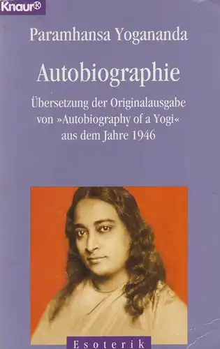 Buch: Autobiographie. Yogananda, Paramahansa, 1996, Droemer Knaur Verlag