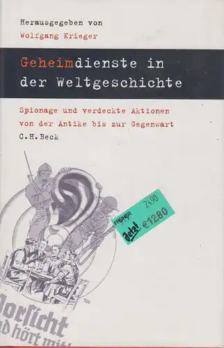 Buch: Geheimdienste in der Weltgeschichte, Krieger, Wolfgang, 2003, Beck, gut