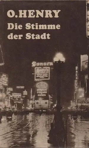 Buch: Die Stimme der Stadt, Kurzgeschichten. Henry, O., 1988, Reclam Verlag