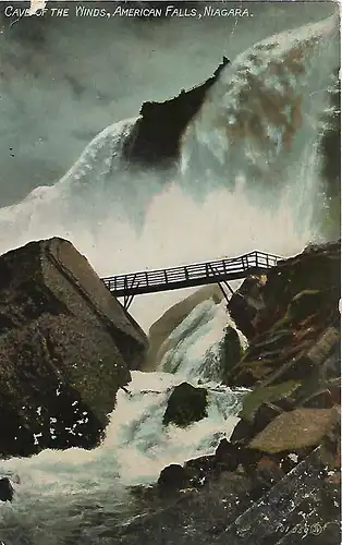 AK American Falls, Niagara. ca. 1926, Postkarte, gebraucht, gut