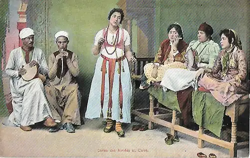 AK Danse des Almees au Caire. ca. 1909, Verlag Max H. Rudmann, gebraucht, gut