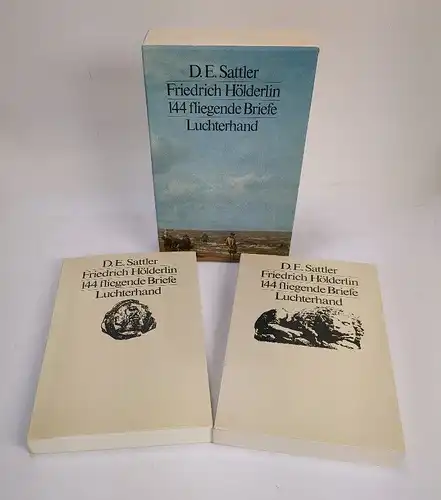 Buch: Friedrich Hölderlin, 144 fliegende Briefe, Sattler, D. E., 2 Bände, 1981