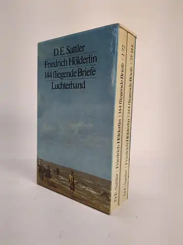 Buch: Friedrich Hölderlin, 144 fliegende Briefe, Sattler, D. E., 2 Bände, 1981