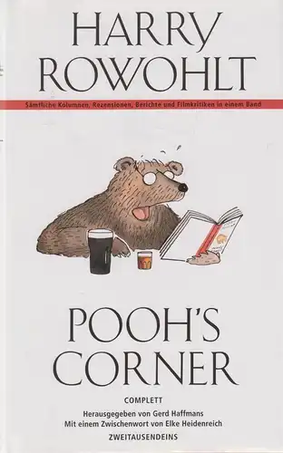 Buch: Pooh's Corner. Rowohlt, Harry, 2005, Zweitausendeins, gebraucht, sehr gut