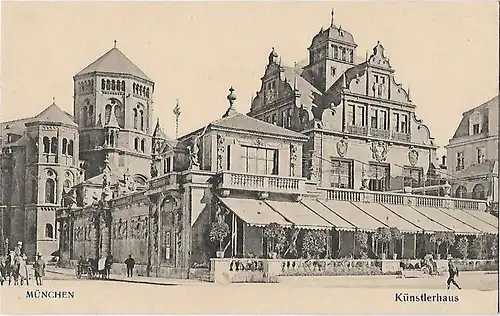 AK München. Künstlerhaus. ca. 1905, Postkarte. Ca. 1905, gebraucht, gut