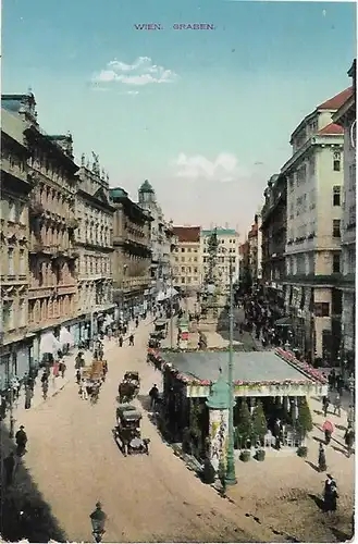 AK Wien. Graben. ca. 1926, Postkarte. Ca. 1926, gebraucht, gut