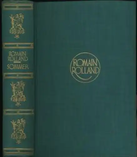Buch: Sommer, Rolland, Romain. Verzauberte Seele, 1927, Kurt Wolff Verlag, Roman