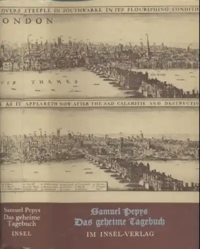 Buch: Das geheime Tagebuch, Pepys, Samuel. 1980, Insel-Verlag, gebraucht, gut