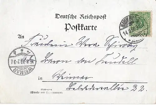 AK Richard Wagne, Postkarte. Nr. 63, Verlag Max Marcus, gebraucht, gut