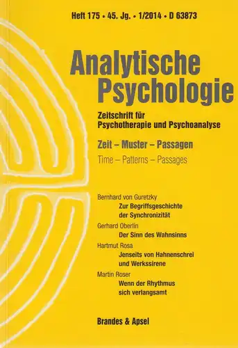 Analytische Psychologie 175, 1/2014, Bovensiepen, Brandes & Apsel, sehr gut