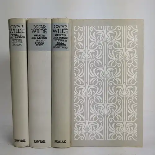Buch: Oscar Wilde Werke in drei Bänden, Pawlak, 3 Bände, Gedichte, Prosa, Stücke