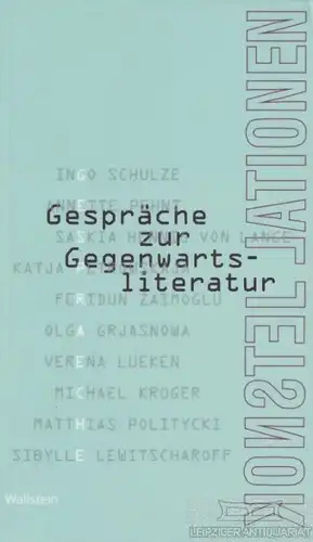 Buch: Konstellationen, Eden, Monika. 2018, Wallstein Verlag, gebraucht, sehr gut