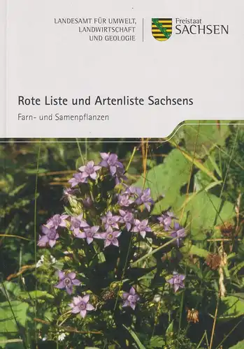 Buch: Rote Liste und Artenliste Sachsens, 2013, Farn- und Samenpflanzen