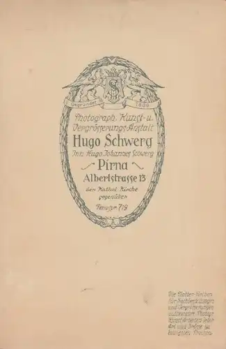 Portrait bürgerliches Paar mit Stuhl, Fotografie. Fotobild, Atelier Hugo Schwerg