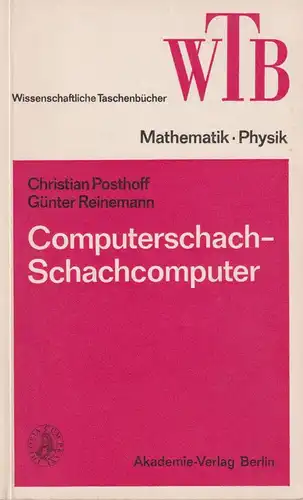 Buch: Computerschach - Schachcomputer, Potthoff, Christian, 1987, sehr gut