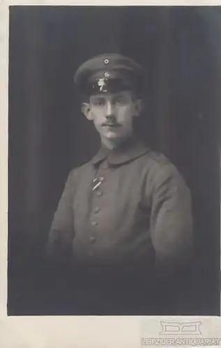 Portait Soldat Paul Möllmann, Fotografie. Fotobild, 1916, gebraucht, gut