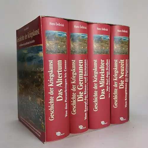 Buch: Geschichte der Kriegskunst, Hans Delbrück, 4 Bände, 2003, Nikol Verlag