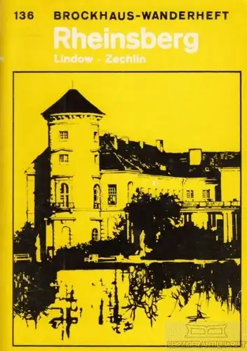 Buch: Rheinsberg, Löschburg, Winfried. Brockhaus-Wanderheft, 1976