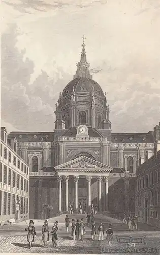 La Sorbonne. aus Meyers Universum, Stahlstich. Kunstgrafik, 1850, gebraucht, gut