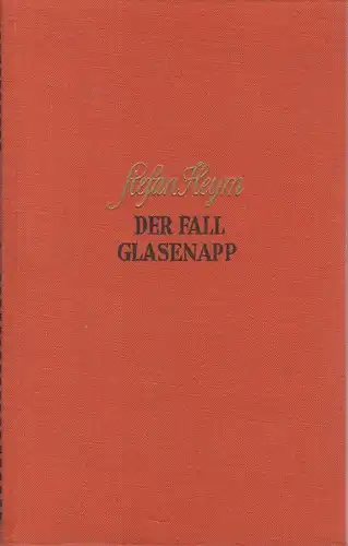 Buch: Der Fall Glasenapp, Roman. Heym, Stefan, 1968, Paul List Verlag