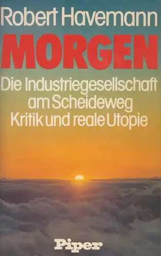 Buch: Morgen, Havemann, Robert, 1980, Piper Verlag, gebraucht, gut