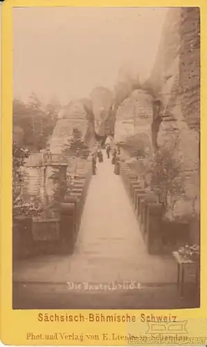 Die Bastei-Brücke. Sächsisch-Böhmische Schweiz, Fotografie. Fotobild