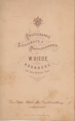 Fotografie W. Biede, Nürnberg - Portrait Zwei Kinder (Geschwister), Fotog 269773