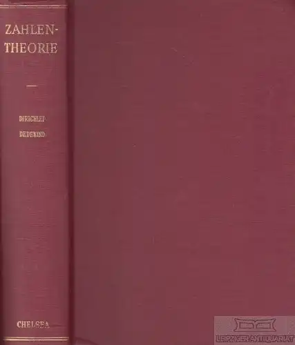 Buch: Vorlesungen über Zahlentheorie, Dirichlet, P. G. Lejeune. 1968