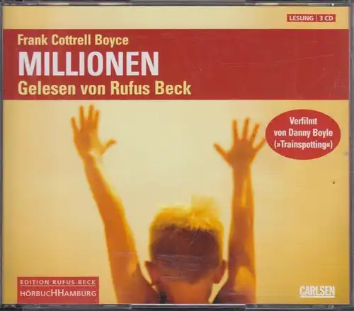 CD-Box: Frank Cottrell Boyce - Millionen. Gelesen von Rufus Beck, 3 CDs