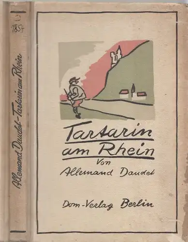 Buch: Tartarin am Rhein, Daudet, Allemand. 1921, Dom-Verlag