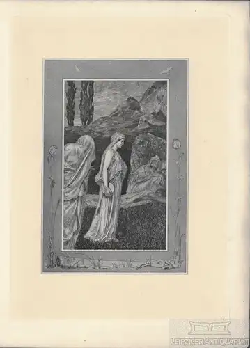 Radierung: Psyche im Tartarus. Blatt 12, Klinger, Max. Kunstgrafik, 1880